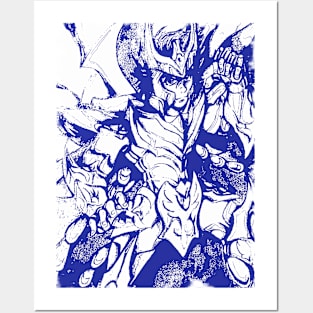 Phoenix Ikki in divine armor Posters and Art